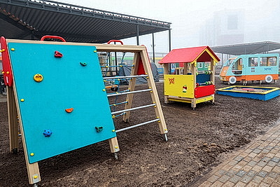 Экологичный \"Городок\". В Витебске завершается строительство нового детского сада на 190 мест