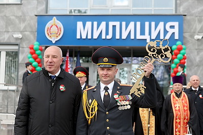 В Лиде торжественно открыли новое здание райотдела милиции