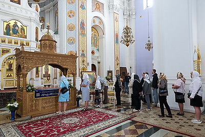 В Свято-Успенском кафедральном соборе Витебска прошел молебен, посвященный началу учебного года