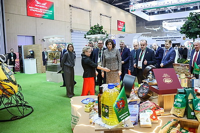 Делегаты ВНС из разных регионов страны посетили выставку \"Моя Беларусь\"