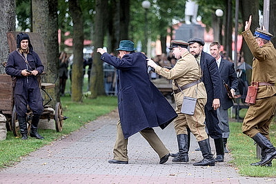 В Скиделе провели историческую реконструкцию восстания 1939 года