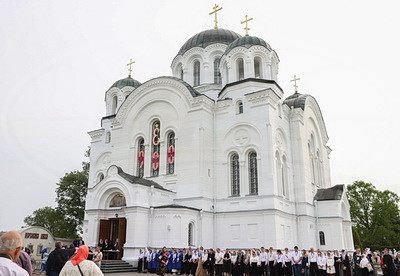 900 лет веры. Праздничные торжества проходят в Спасо-Евфросиниевском монастыре в Полоцке