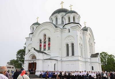 900 лет веры. Праздничные торжества проходят в Спасо-Евфросиниевском монастыре в Полоцке