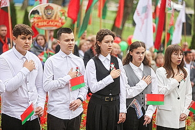 В Скиделе провели историческую реконструкцию восстания 1939 года