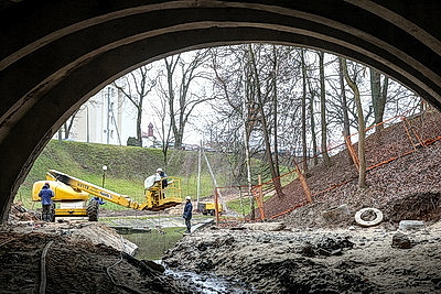 Реконструкцию моста через реку Юрисдику в Гродно планируют завершить к маю