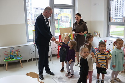 В новом жилом комплексе \"Северный Берег\" открылся первый детский сад