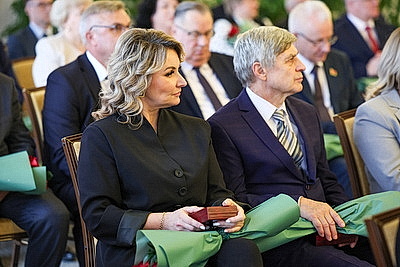 \"Сила Беларуси - в ее людях\". Турчин вручил госнаграды представителям различных сфер