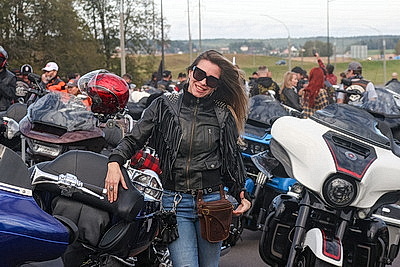 Мотопарад H.O.G. Rally Minsk стартовал от Кургана Славы в праздничный Минск