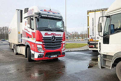 В пунктах размещения на границе с Литвой организованы все необходимые условия для комфортного ожидания водителей