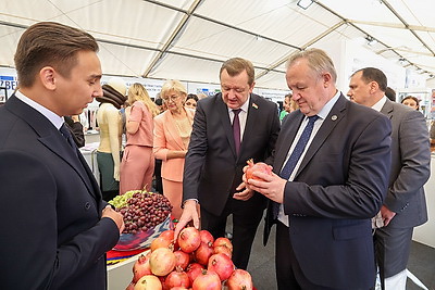 Выставку достижений народного хозяйства регионов Беларуси и Узбекистана представили в Витебске