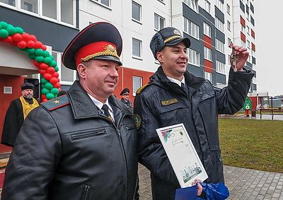 28 сотрудников Департамента охраны Орши стали обладателями ключей от арендного жилья