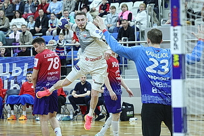 Гандболисты минского СКА сравняли счет в финале чемпионата Беларуси