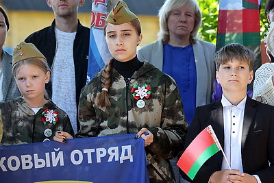 В Витебском районе перезахоронили останки 21 бойца Красной армии