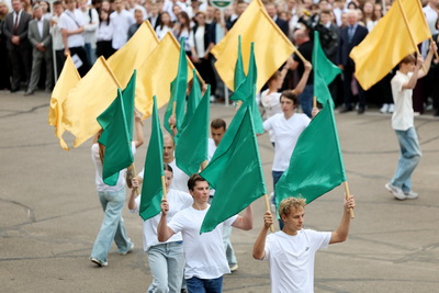 Линейка в День знаний прошла в БНТУ