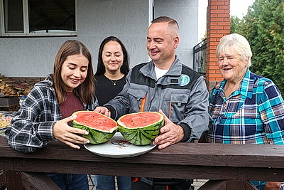 Семена с президентской бахчи дали плоды под Гомелем