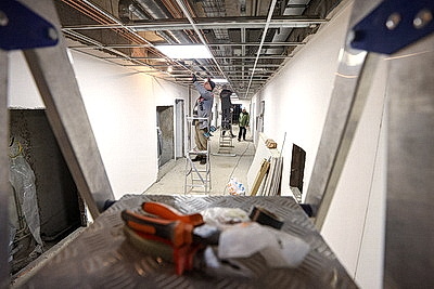 Республиканский субботник прошел на объекте строительства хирургического корпуса Минской облбольницы