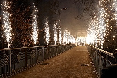 В Гомеле открыли обновленный пешеходный мост через Сож