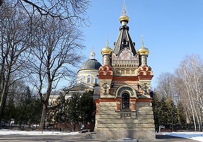 Зимний день в Гомельском парке