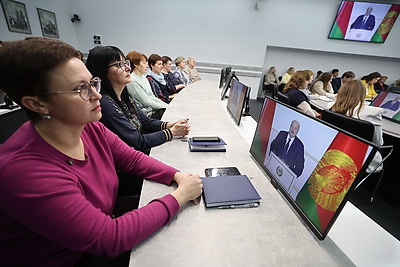 Прямую трансляцию Послания Президента на ВНС смотрят в регионах Беларуси