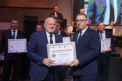 Победителей и лауреатов республиканского конкурса \"Строительный олимп 2025\" наградили в Минске