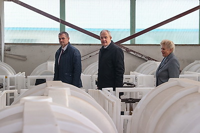 Сергеенко в Браславе пообщался с молодыми специалистами и ознакомился с новым отделением ЦРБ