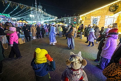 Сказочный терем Деда Мороза в Гродно ежедневно принимает юных посетителей