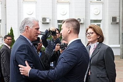 Президент Кубы посетил МТЗ