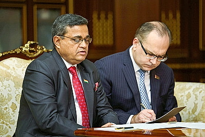 Лукашенко провел встречу с послом Индии