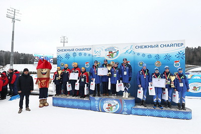 Смешанные эстафеты завершили программу \"Снежного снайпера\" в \"Раубичах\"