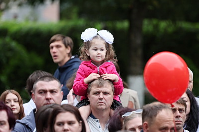 Первый звонок прозвучал для 100 первоклассников витебской гимназии №8