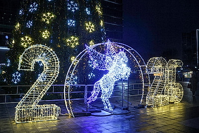 Праздничная атмосфера царит на улицах белорусских городов