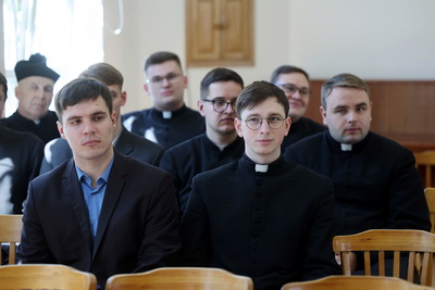Румак в Гродненской Высшей духовной семинарии: важно служение во благо земли белорусской