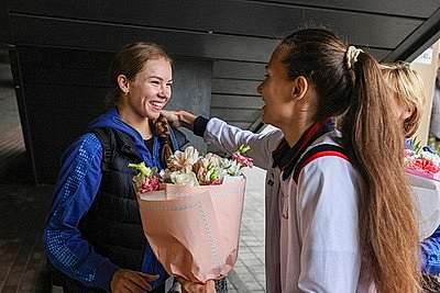 Белорусские спортсменки вернулись с Универсиады