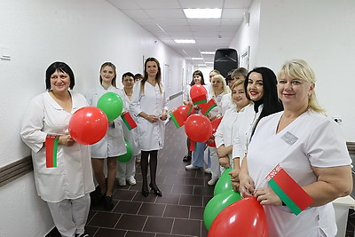 В Лельчицах накануне \"Дажынак\" открыли ряд социально значимых объектов