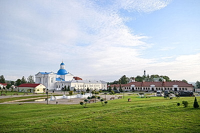 Лукашенко посетил монастырь в Жировичах