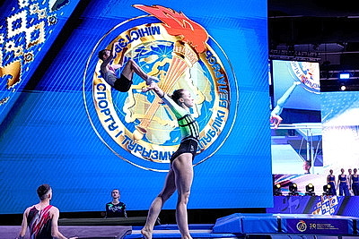 В столичном Дворце спорта проходит праздничное мероприятие к 100-летию спортивной отрасли