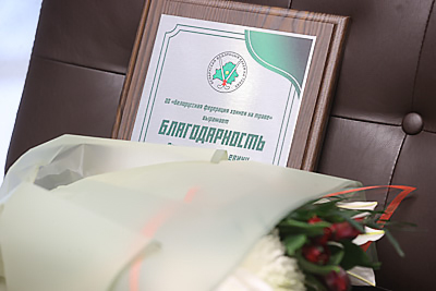 В Бресте чествовали чемпионов и обладателей Кубка Беларуси по хоккею на траве