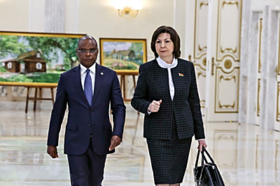 Лукашенко встретился со спикером Сената Республики Кения