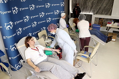 В Беларуси проходит акция ко Всемирному дню донора крови