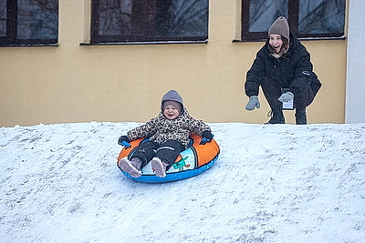 Заснеженный Минск в последние выходные уходящего года