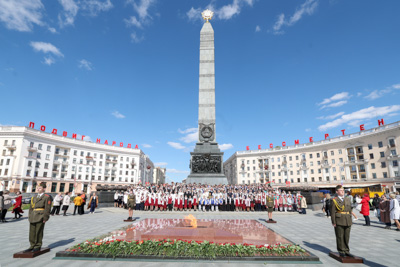 Хоровое вече \"Славим тебя, Победа!\" прошло в Минске