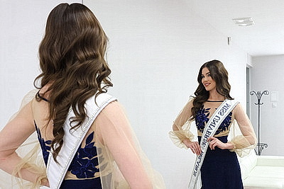 Белорусская красавица Алена Кучерук готовится к конкурсу \"Мисс Вселенная\"