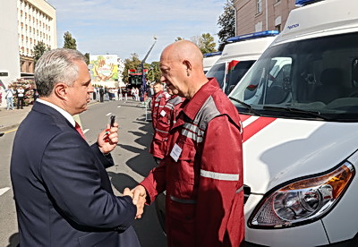 Празднично и ярко отметили День города в Гомеле