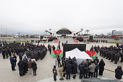 На площади Госфлага воспитанники военно-патриотических клубов принесли клятвы
