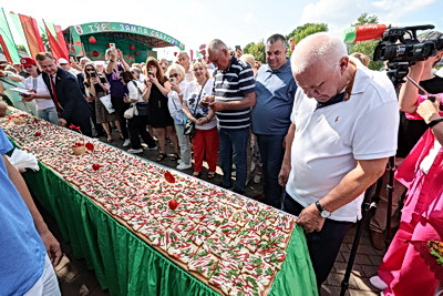 Отпраздновать брендовый праздник \"Ивьевский помидор\" собрались тысячи гостей