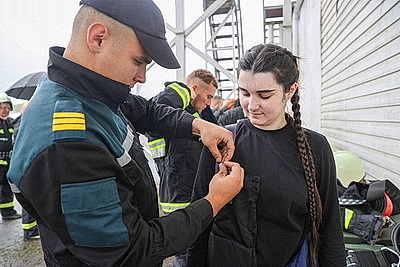 \"Один день с МЧС\": практический семинар для журналистов и блогеров провели в Борисовском районе