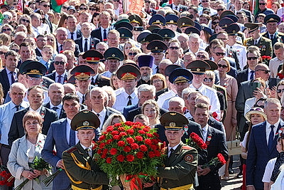 Могилевчане встречают День Независимости