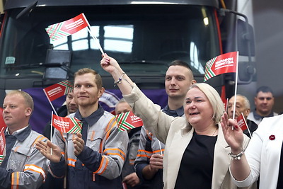 Общим делом стало метро. Акция \"Марафона единства\" объединила коллективы метрополитена и \"Минскметростроя\"