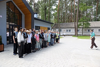 Два новых корпуса открыли в оздоровительном лагере \"Салют\" для детей из Бреста