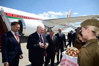 Лукашенко прибыл в Волгоград